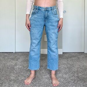 Madewell Straight Leg Jeans - Light Blue
